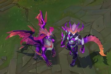 Galaxy Shyvana — Shyvana custom skin