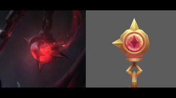 3 spikes Nightbringer Yuumi Antenna — Yuumi custom skin
