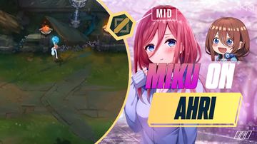 Ahri Miku Nakano — Ahri custom skin