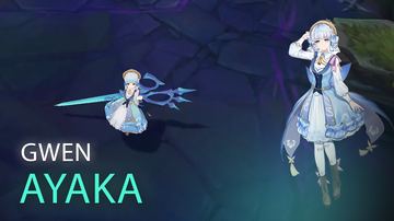 KamisatoAyaka Gwen — Gwen custom skin