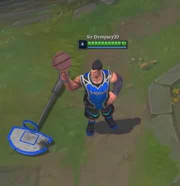 Dunkmaster Darius Blue Chroma — Darius custom skin