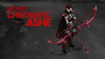 Monochromatic Ashe — Ashe custom skin
