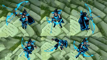 Blue Ashe Chroma — Ashe custom skin