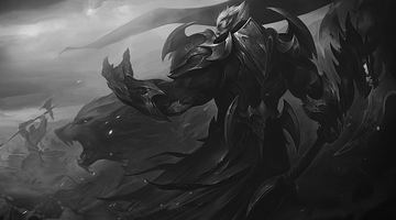 God king Darius Black and Red Chroma — Darius custom skin