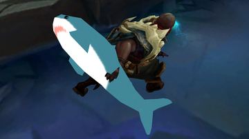 Pyke with Blåhaj — Pyke custom skin