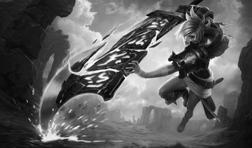 riven white and black  — Riven custom skin