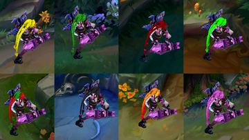 Jinx Hair Recolors — Jinx custom skin