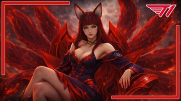 T1-Ahri Hall of Legends — Ahri custom skin