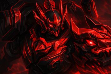 Mecha Kingdoms Darius Red Chroma — Darius custom skin