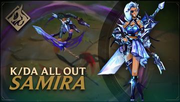 Samira K/DA ALL OUT — Samira custom skin