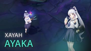 Ayaka Xayah — Xayah custom skin