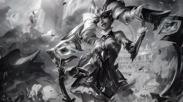 Battle Queen Qiyana - BlackWhite — Qiyana custom skin
