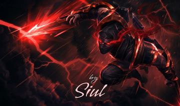 Crimson Demon Shockblade Zed — Zed custom skin