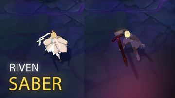 Saber Riven — Riven custom skin