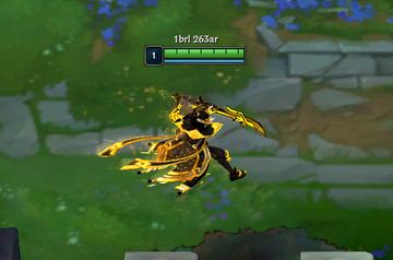 Inkshadow Yi black-gold — Master Yi custom skin