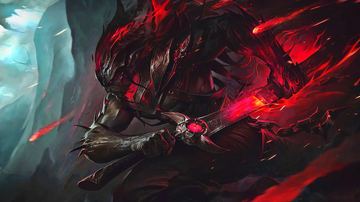 Crimson Red Nightbringer Yasuo — Yasuo custom skin
