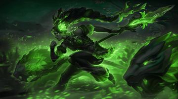 La Ilusion Nidalee - Green — Nidalee custom skin
