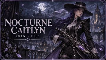 Nocturne Caitlyn | HUD — Caitlyn custom skin