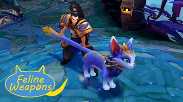 Feline Weapons Xin Zhao — Xin Zhao custom skin