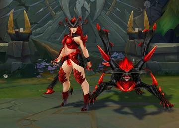 Crimson Warrior Shyvana Base Chroma — Shyvana custom skin