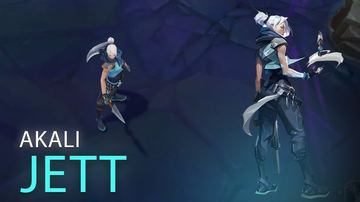 Jett Akali — Akali custom skin