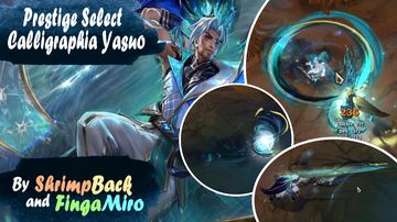 Prestige Select Calligraphia Yasuo - Wild Rift Port — Yasuo custom skin