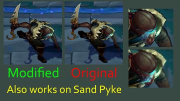 Fake Character Inking Pyke — Pyke custom skin