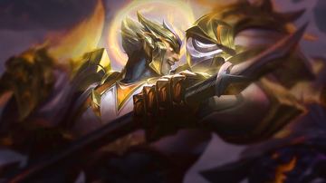 Divine God-King Darius Black&Yellow Chroma — Darius custom skin
