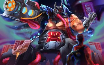 Cyberpunk Urgot — Urgot custom skin