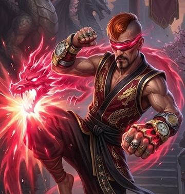 Red Dragon Lee Sin — Lee Sin custom skin