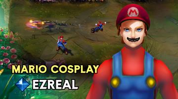 Mario Cosplay Ezreal — Ezreal custom skin