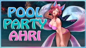 Pool Party Ahri — Ahri custom skin