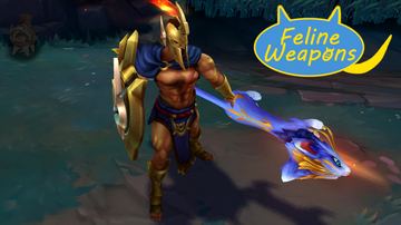 Feline Weapons Pantheon — Pantheon custom skin