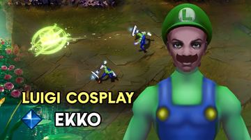 Luigi Cosplay Ekko — Ekko custom skin