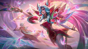 WR Celestial Embroidery Xayah — Xayah custom skin