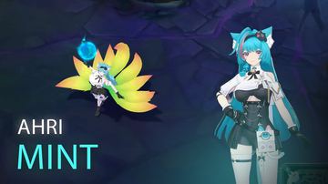 Mint Ahri — Ahri custom skin