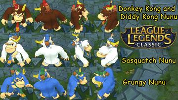 Donkey Kong and Diddy Kong Nunu - Classic — Nunu & Willump custom skin