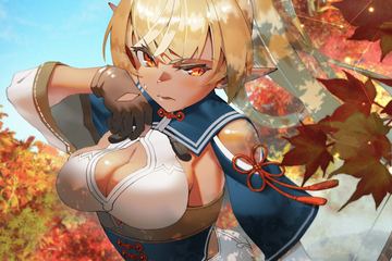 Hololive Shiranui Flare Ashe — Ashe custom skin