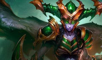 Shyvana green chroma from TFT set 12 — Shyvana custom skin