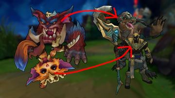 Gnar but it's Nasus and Renekton — Gnar custom skin