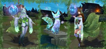 Matcha Spirit Blossom Ahri — Ahri custom skin