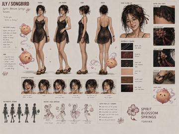 Nightgown and Peaches Yunara — Yunara custom skin