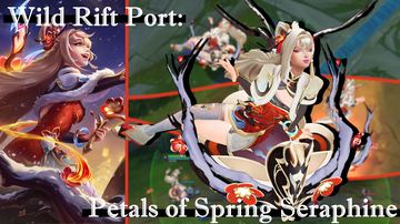 Petals of Spring - Seraphine (WR Port) VFX ADDED!  — Seraphine custom skin